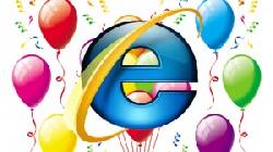 Internet Explorer празднует 15-летний юбилей